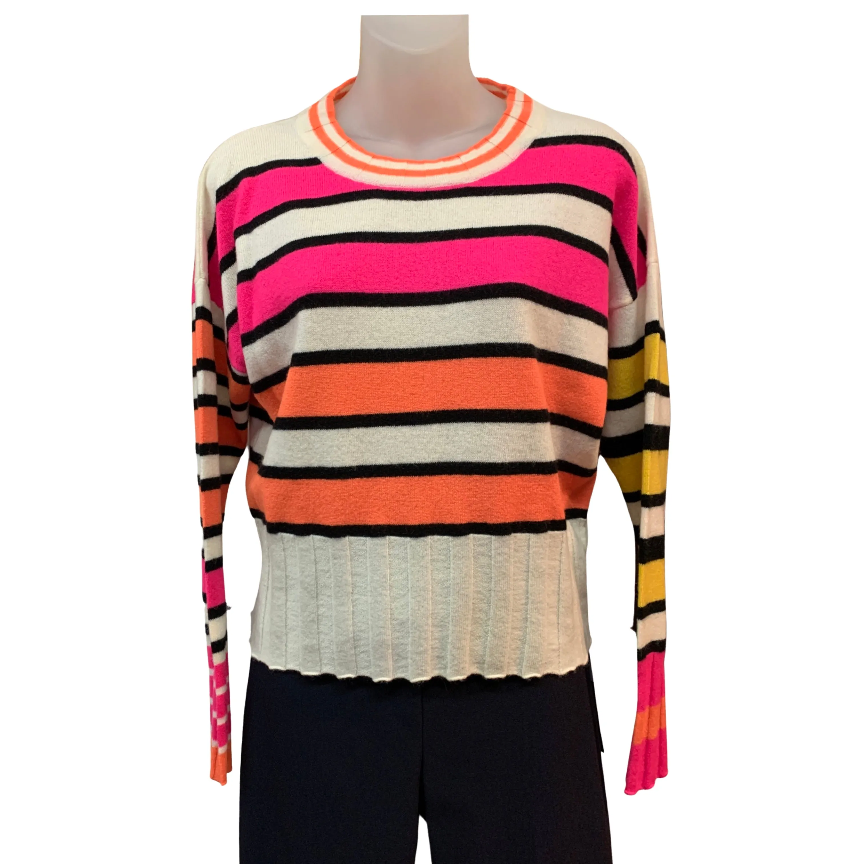 1222293 Cashmere Ocean Stripe 2.0 Top