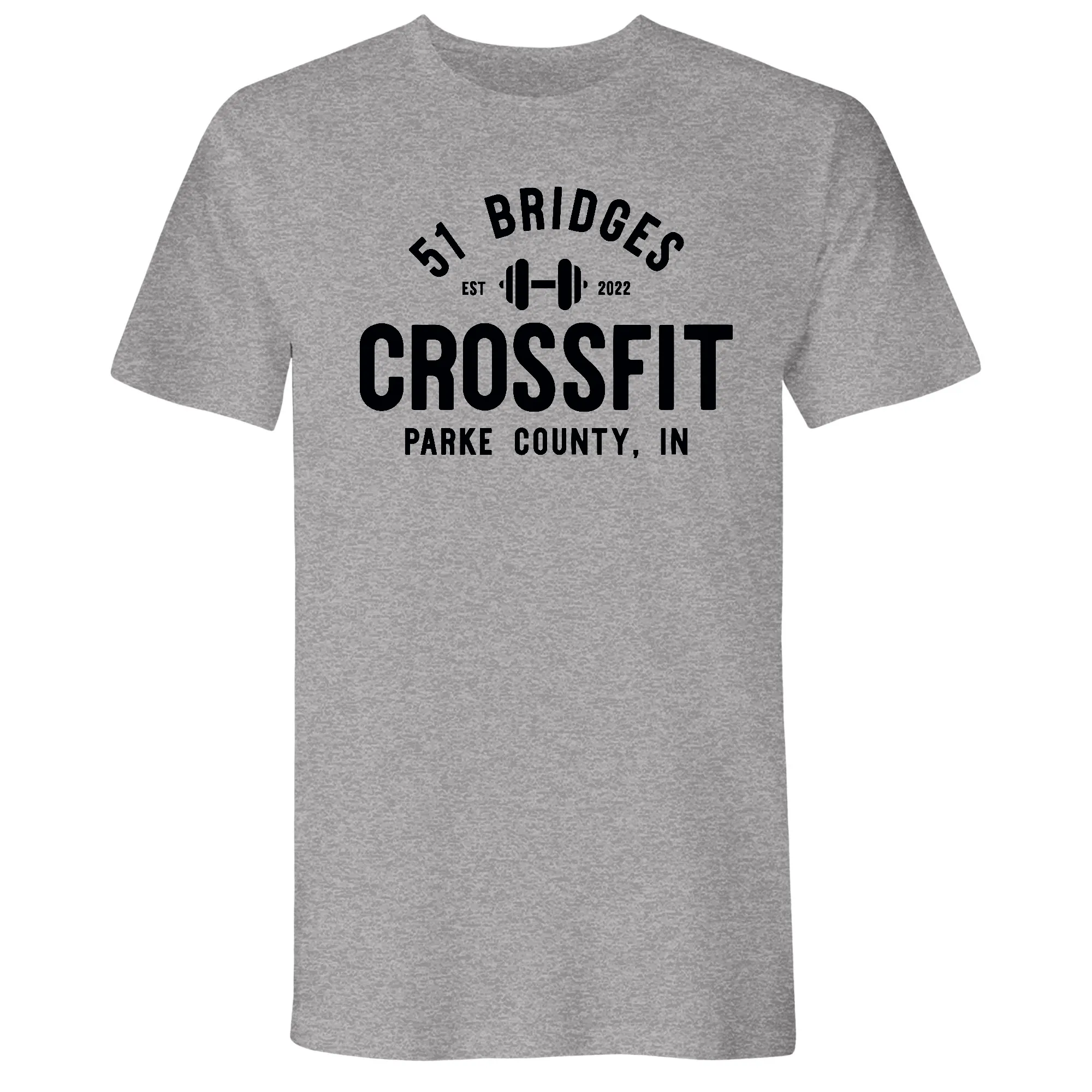 51 Bridges CrossFit Stacked Mens - T-Shirt