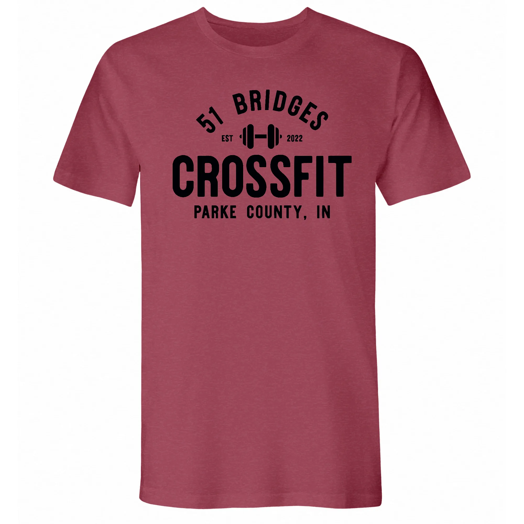 51 Bridges CrossFit Stacked Mens - T-Shirt