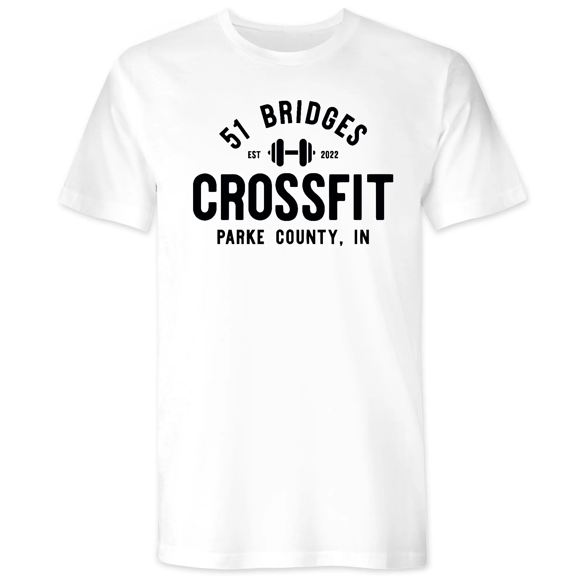 51 Bridges CrossFit Stacked Mens - T-Shirt