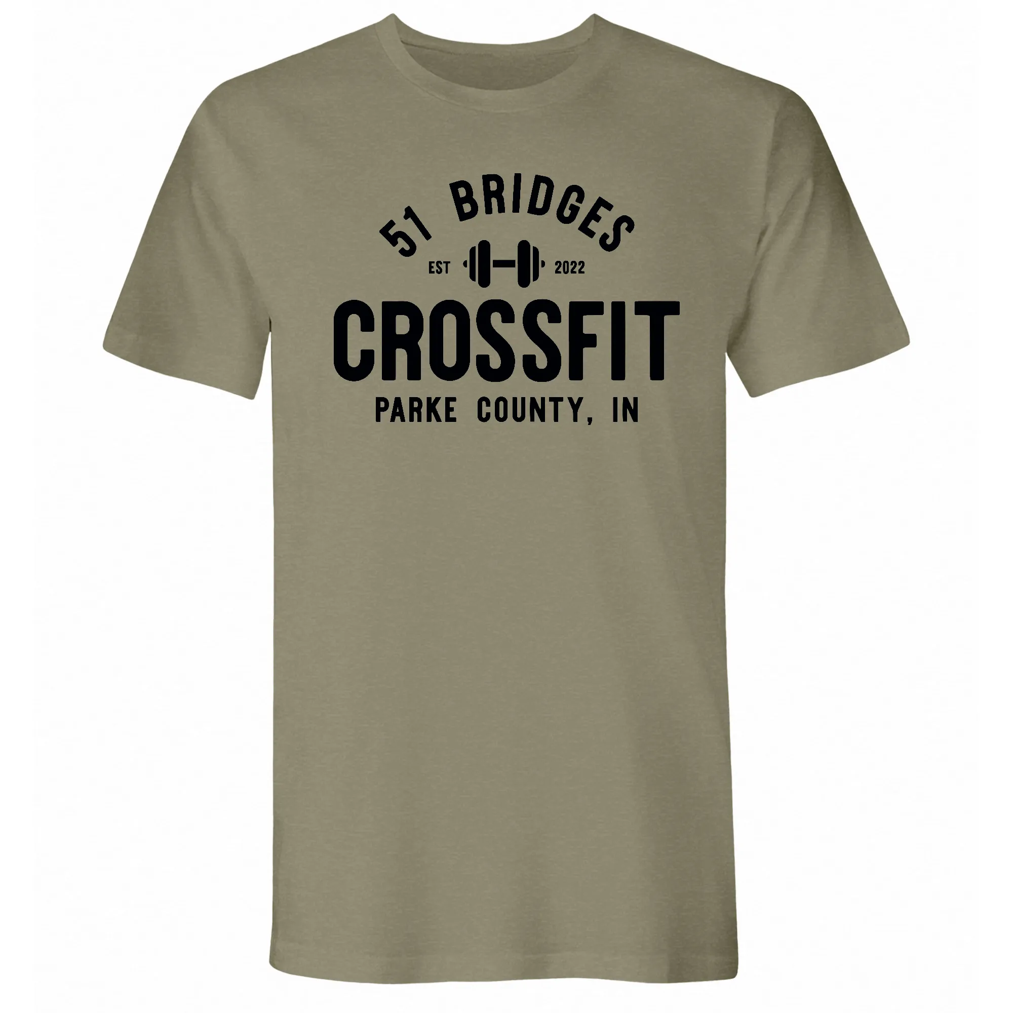 51 Bridges CrossFit Stacked Mens - T-Shirt