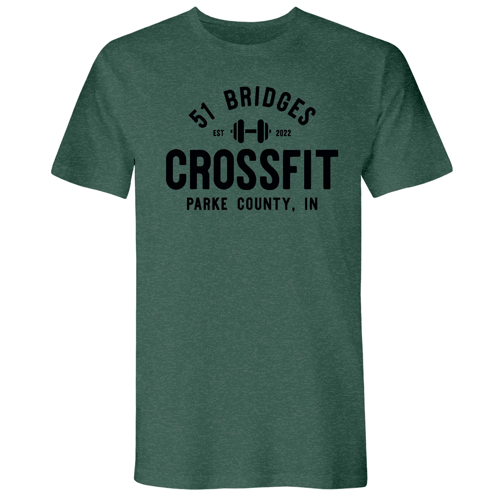 51 Bridges CrossFit Stacked Mens - T-Shirt