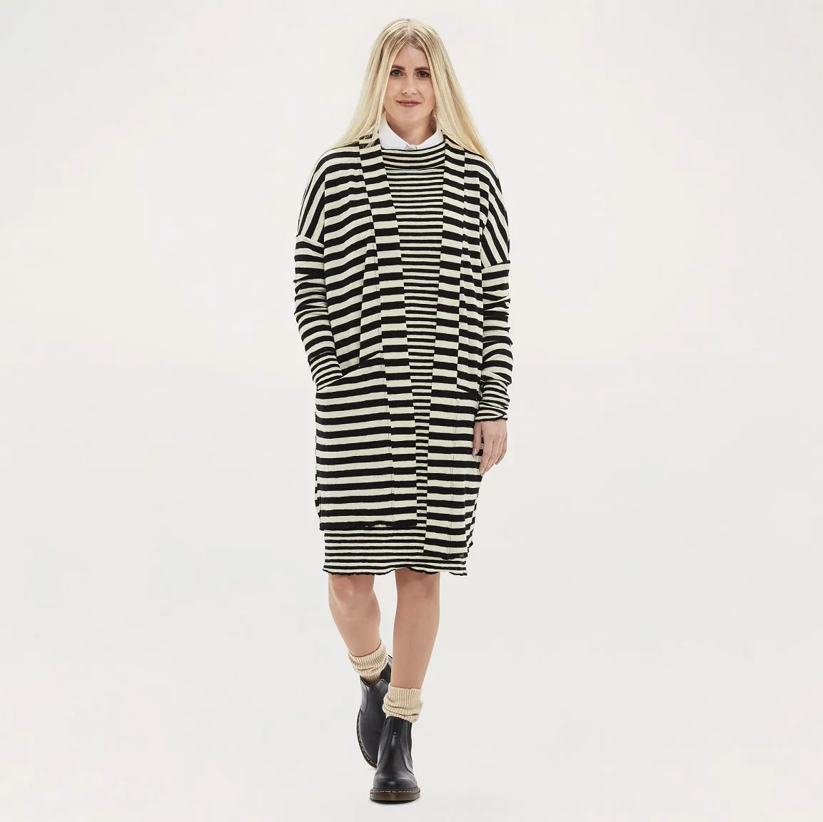 8005 Kofta - Oversize med fickor