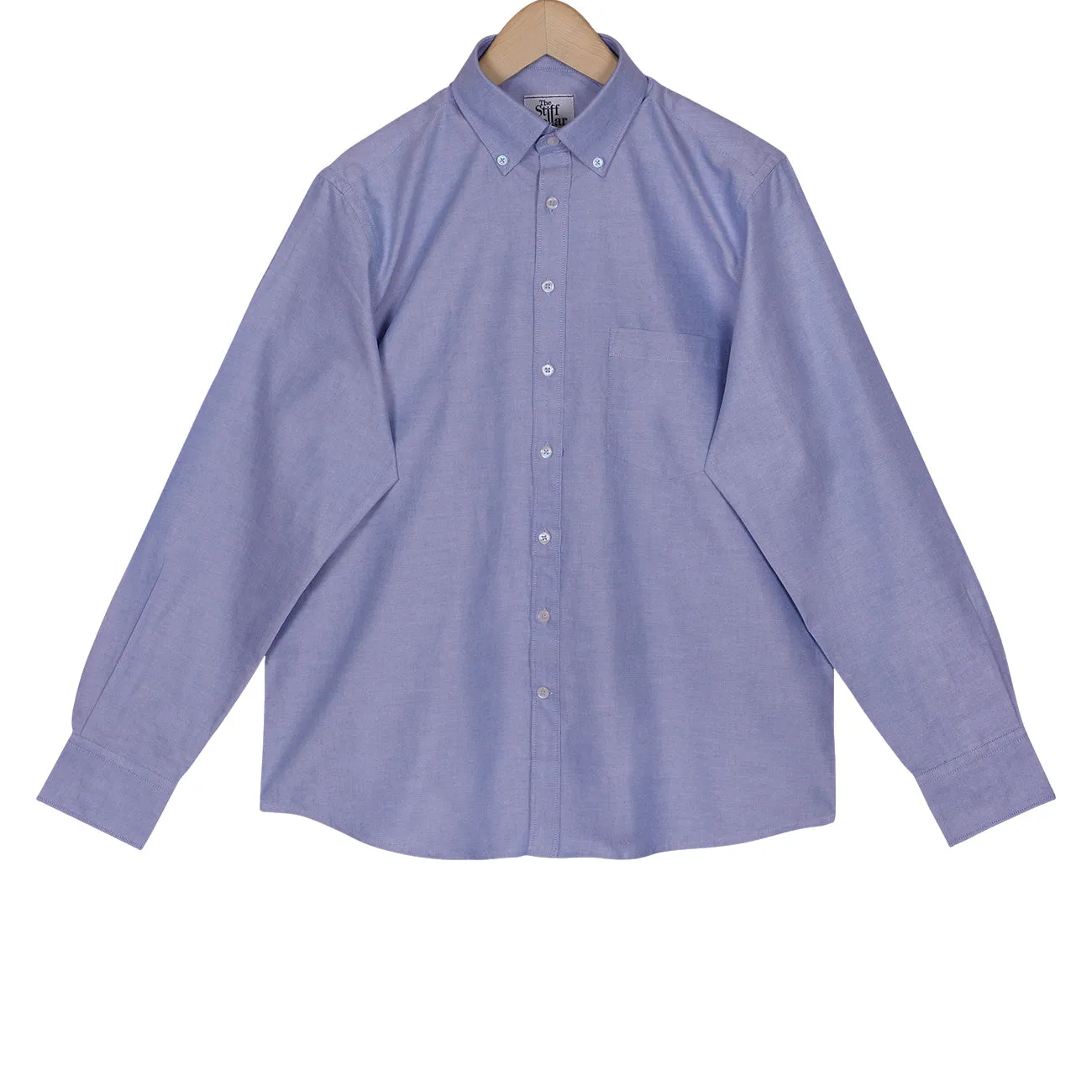 American Blue Oxford Button Down Cotton Shirt