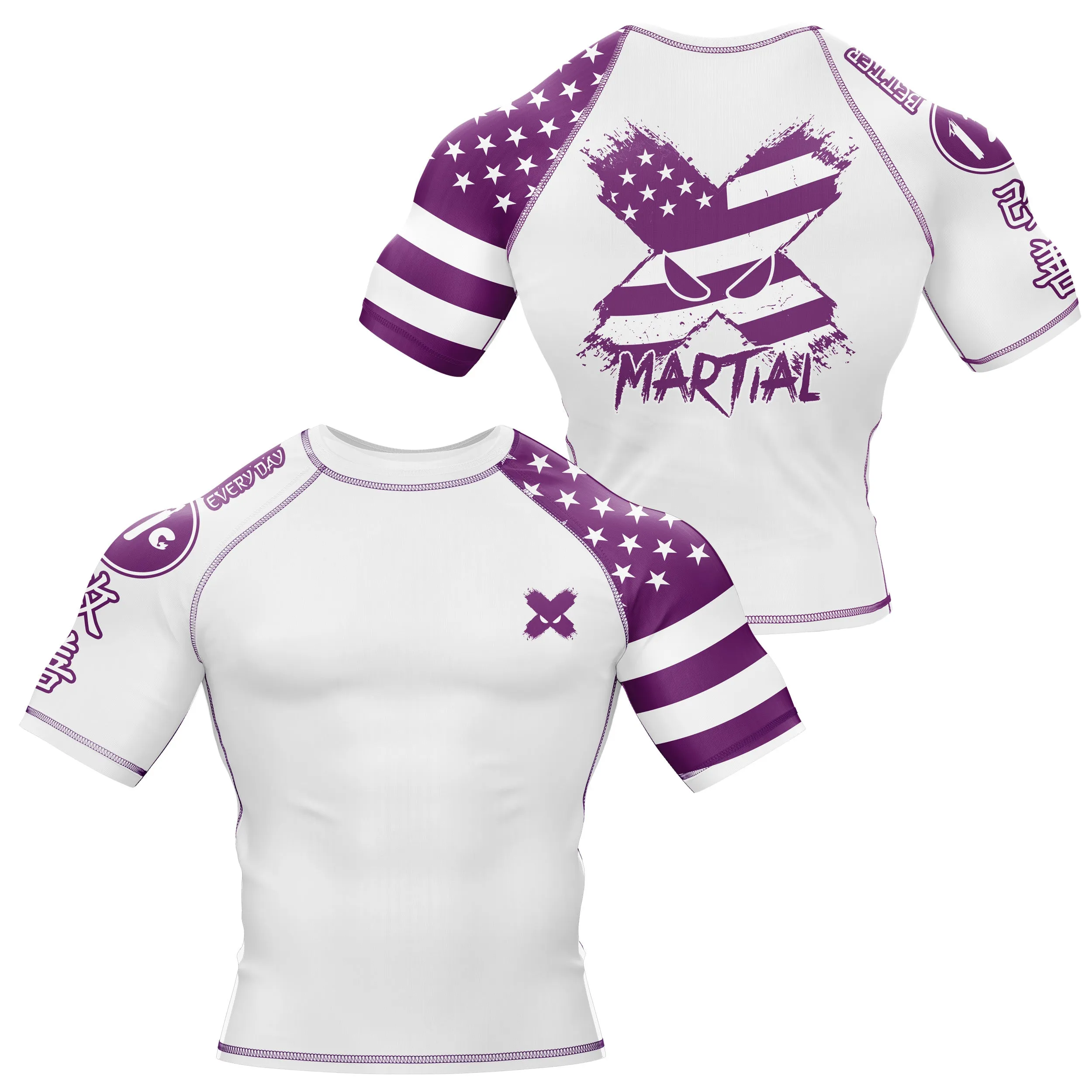 American Fighter Rank BJJ Rash Guard