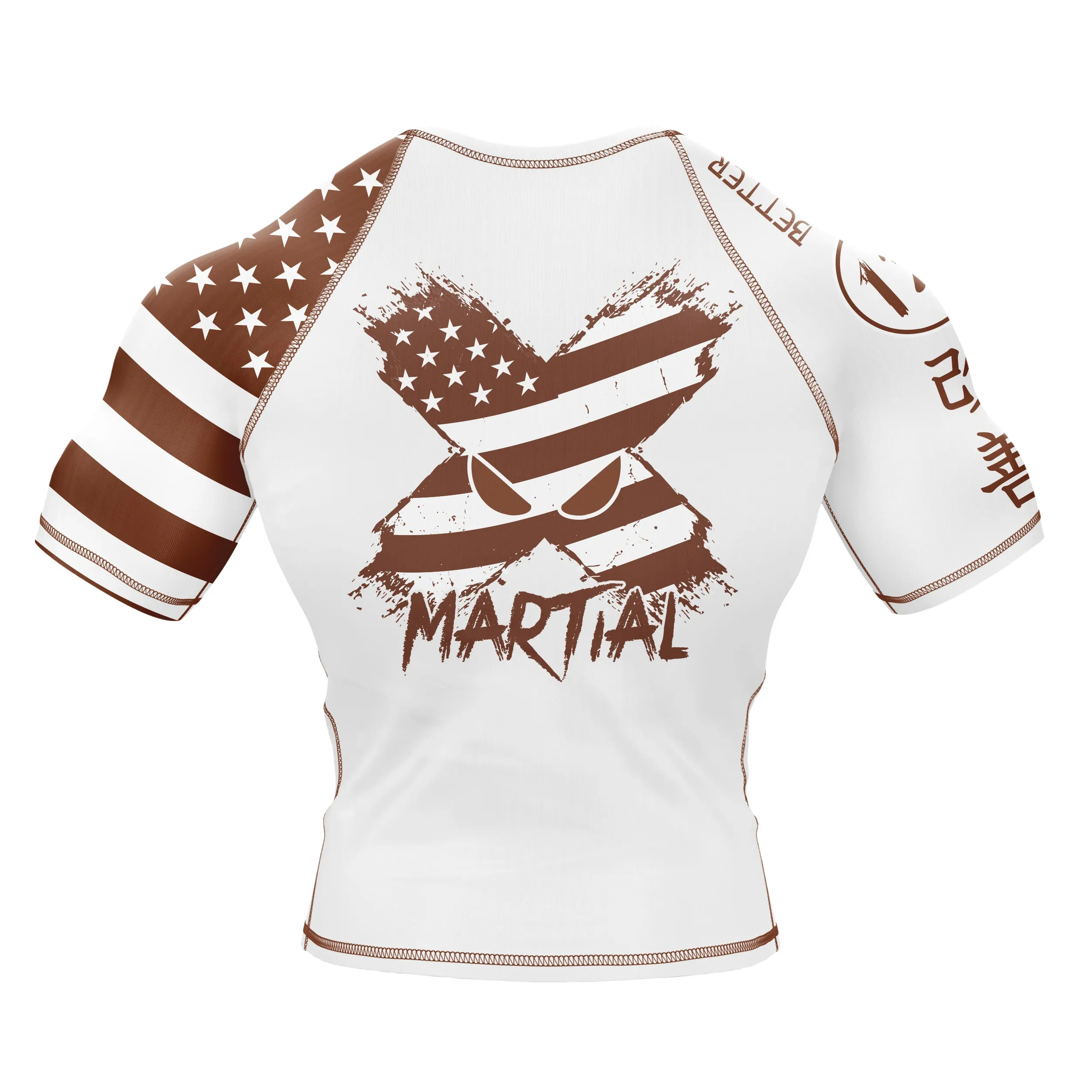 American Fighter Rank BJJ Rash Guard