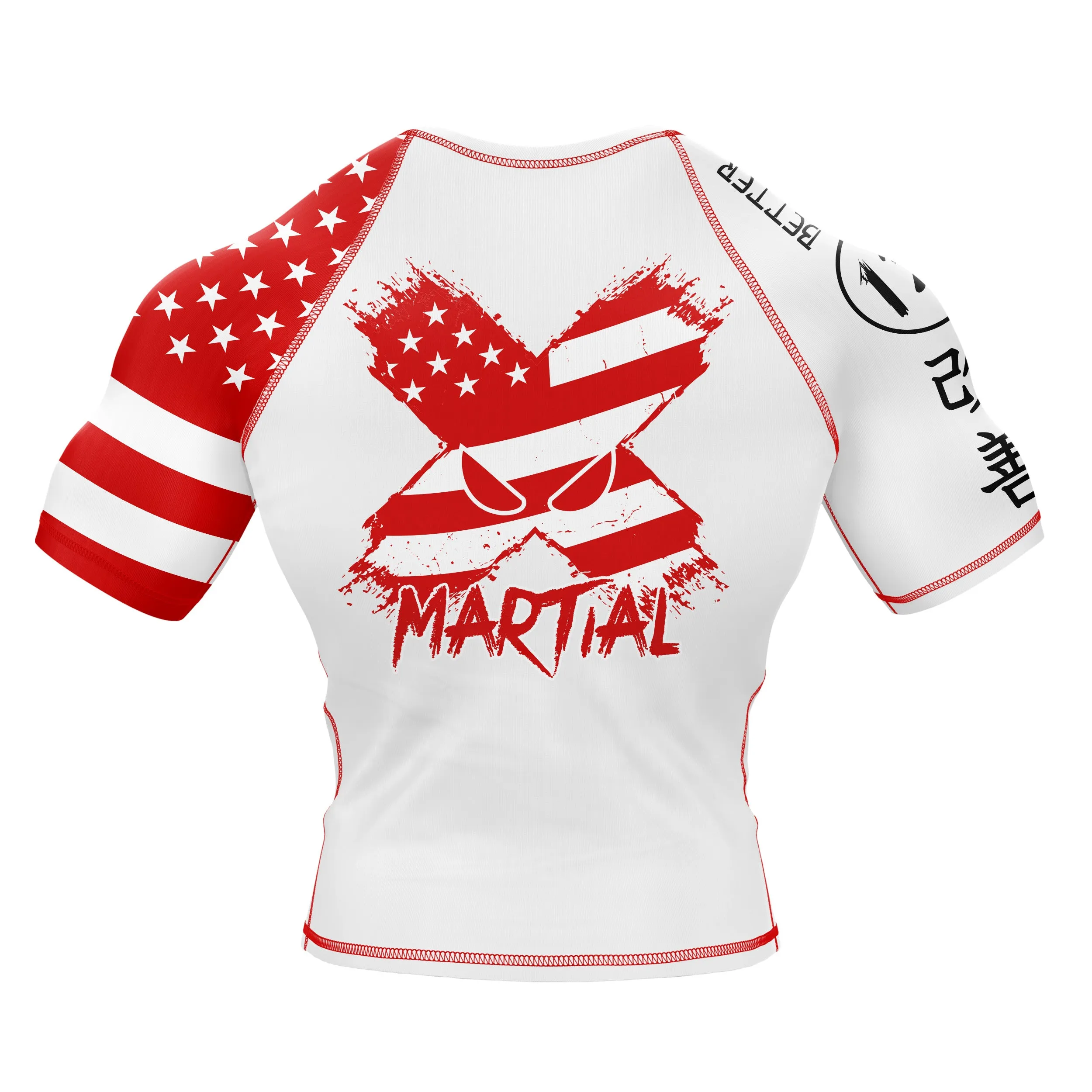 American Fighter Rank BJJ Rash Guard