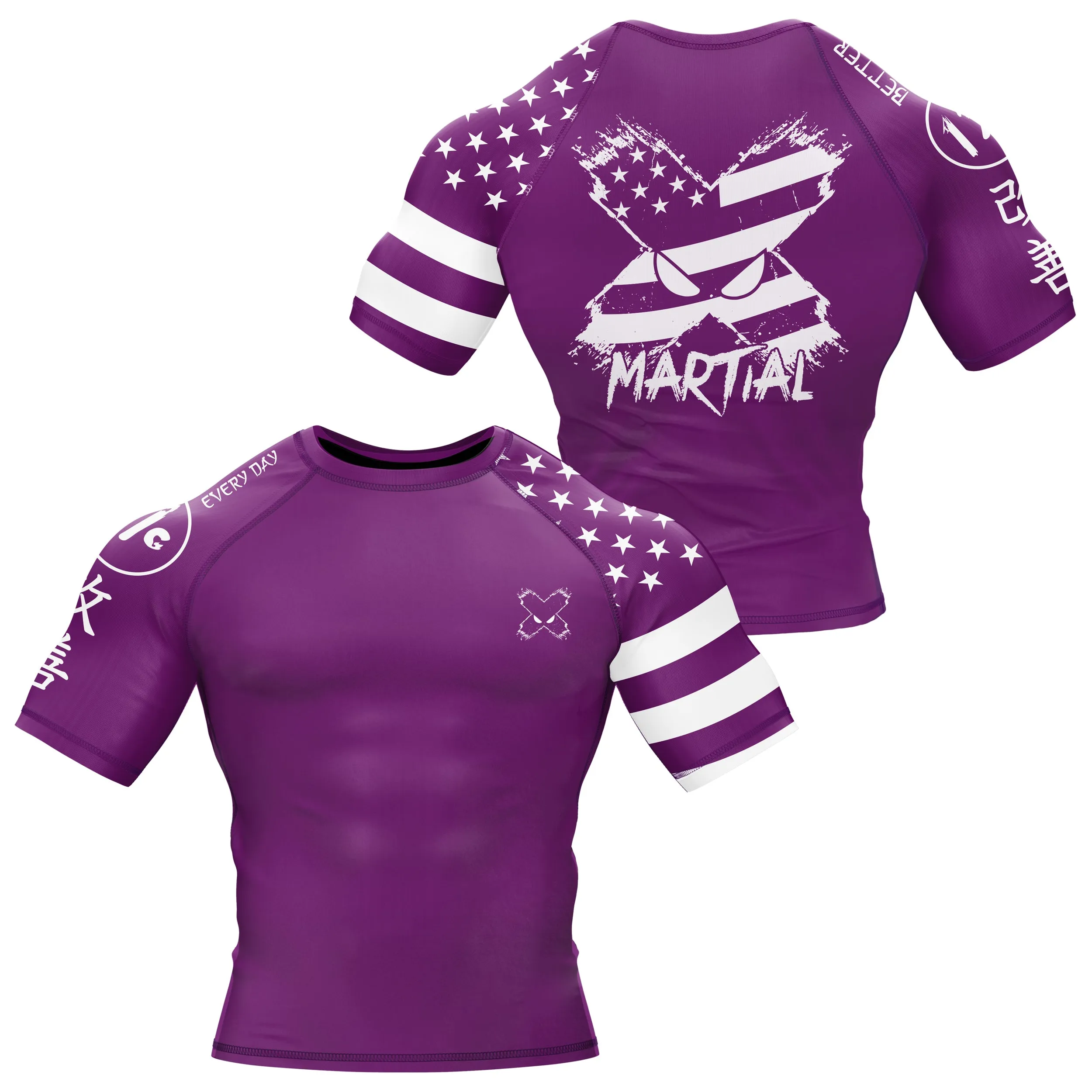 American Fighter Rank BJJ Rash Guard