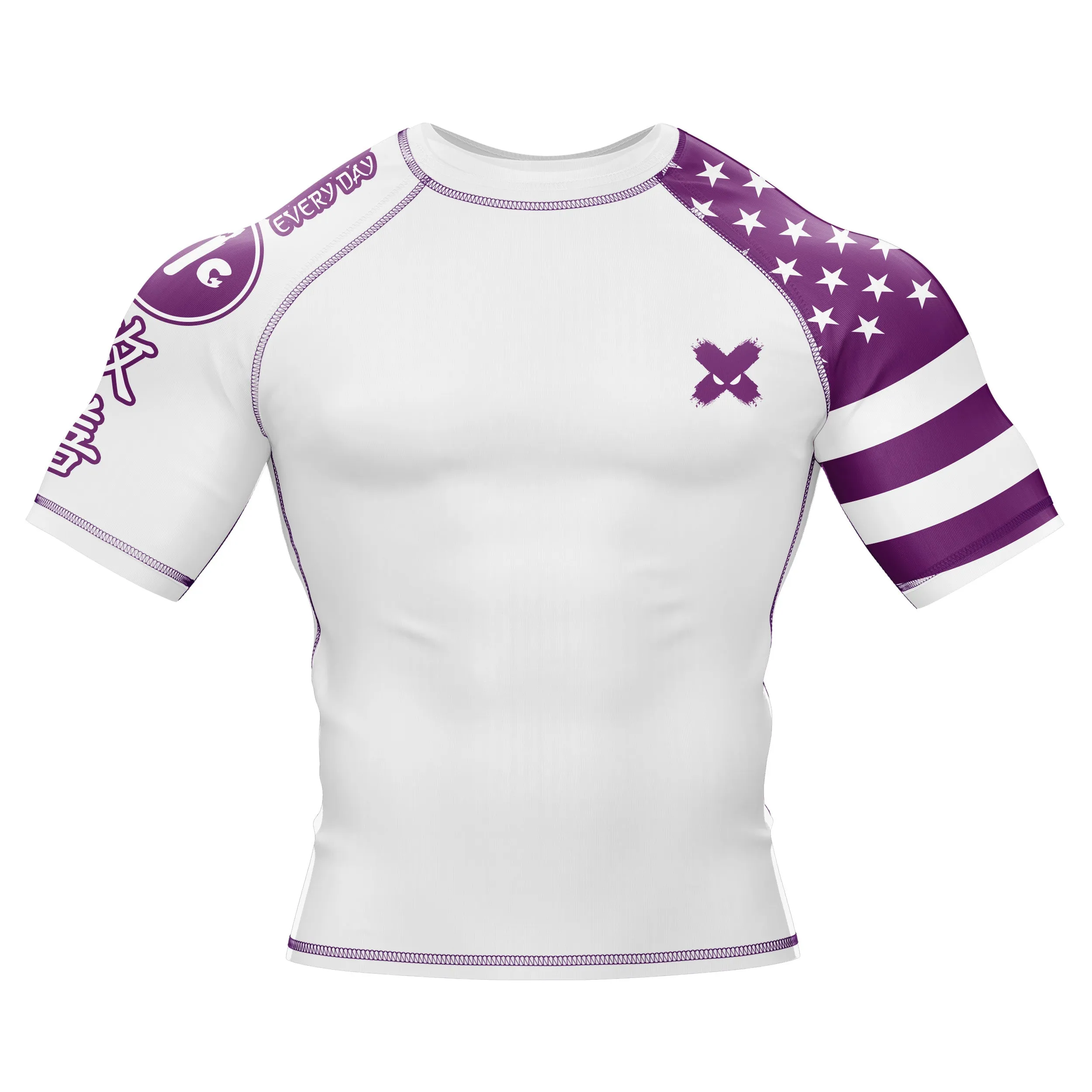 American Fighter Rank BJJ Rash Guard