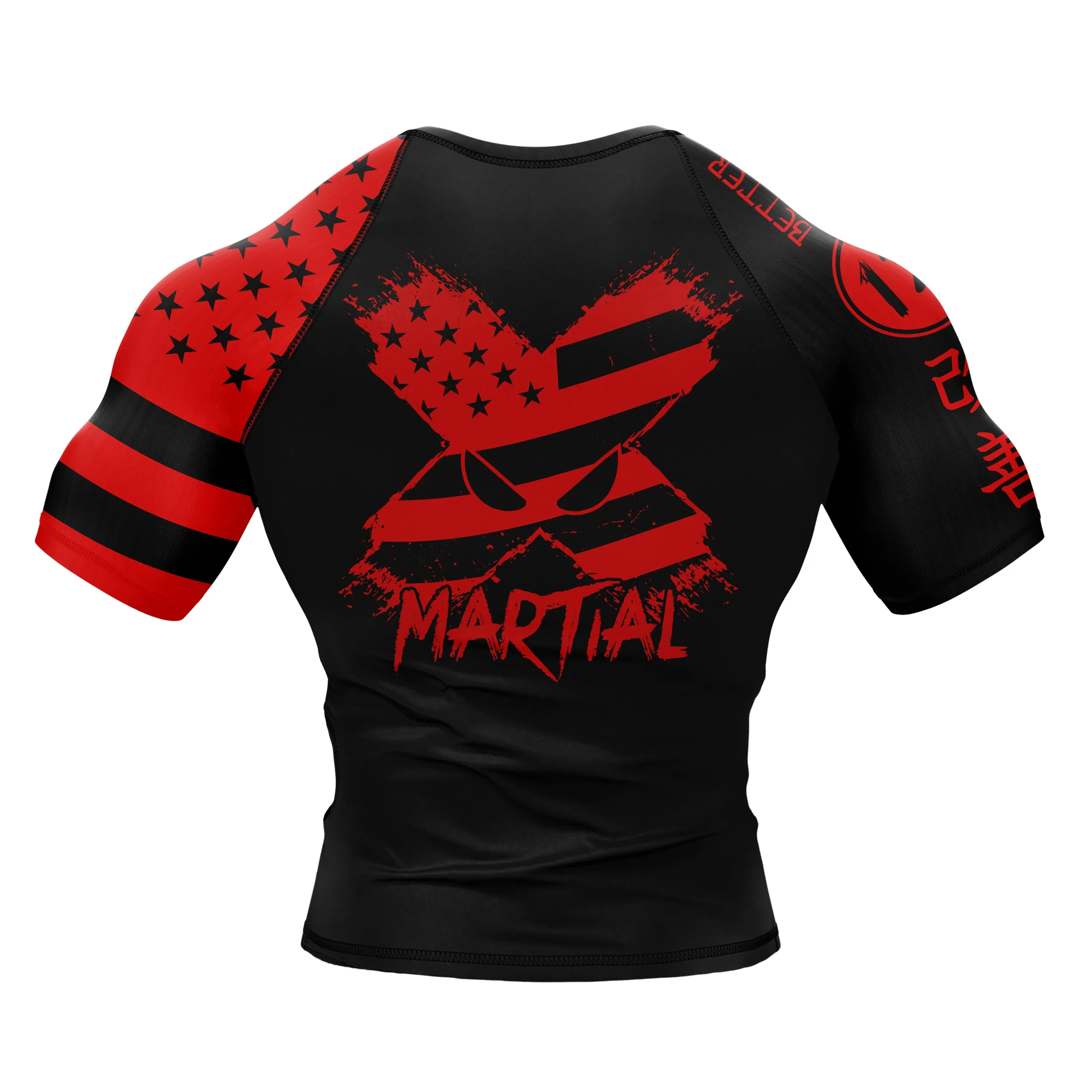 American Fighter Rank BJJ Rash Guard