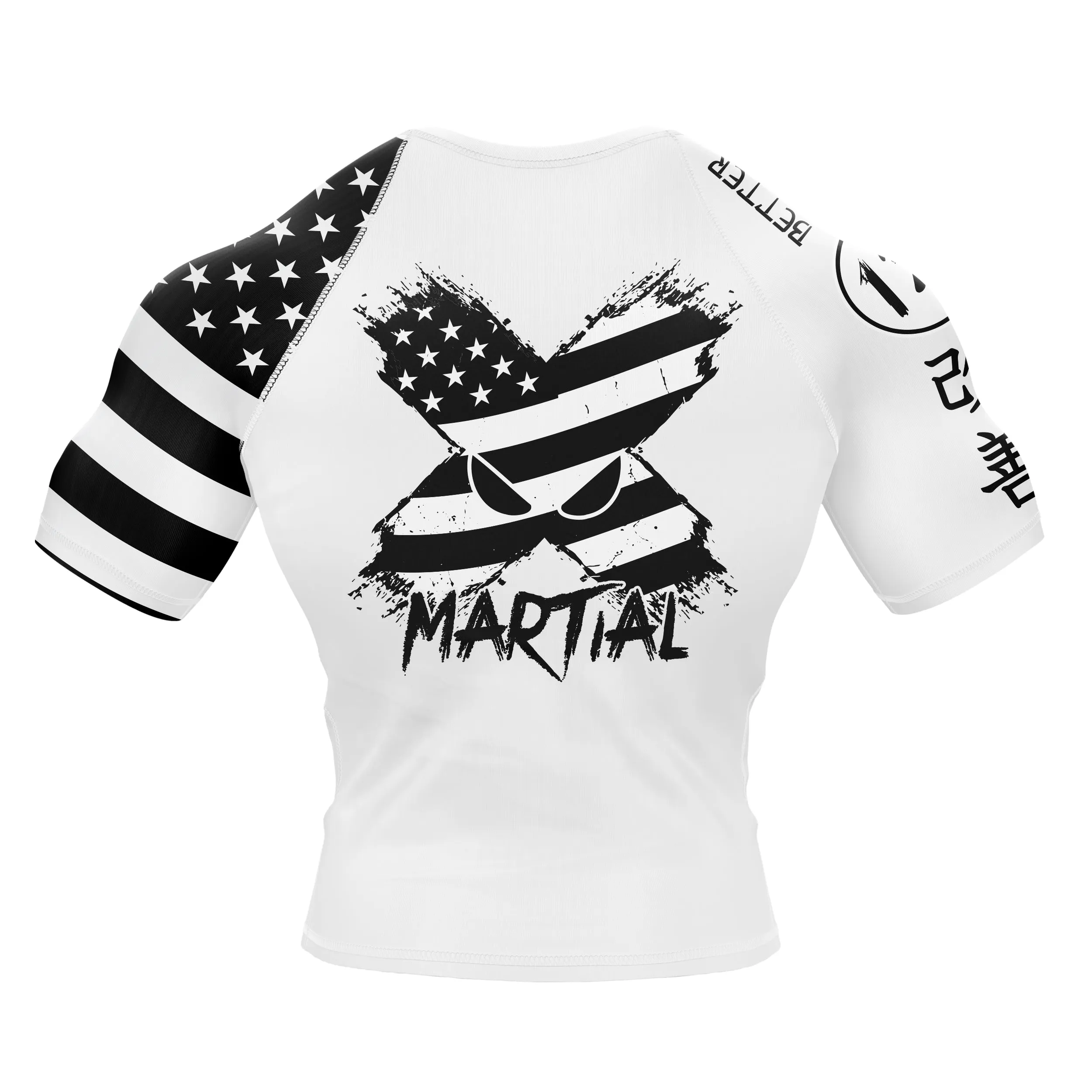 American Fighter Rank BJJ Rash Guard