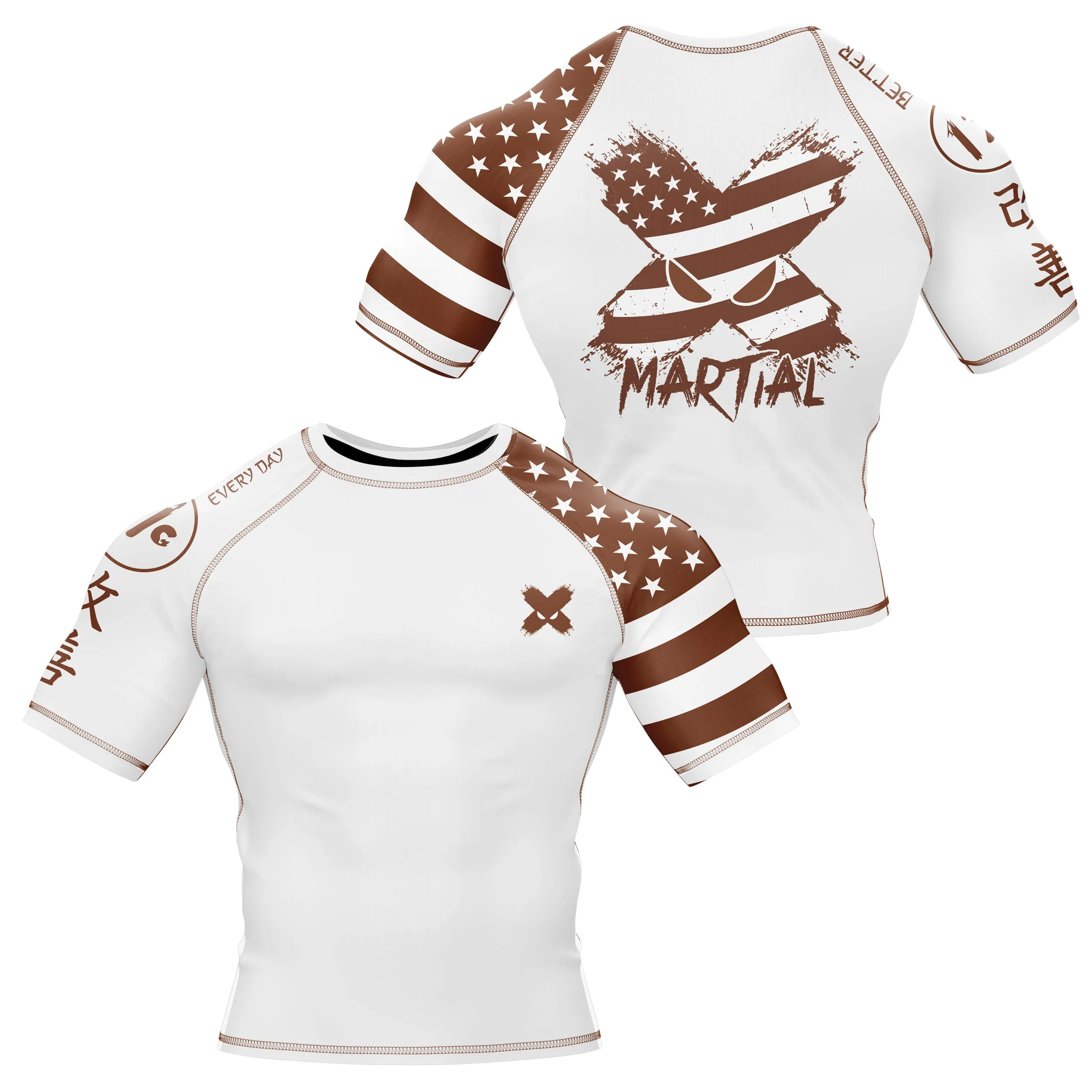 American Fighter Rank BJJ Rash Guard