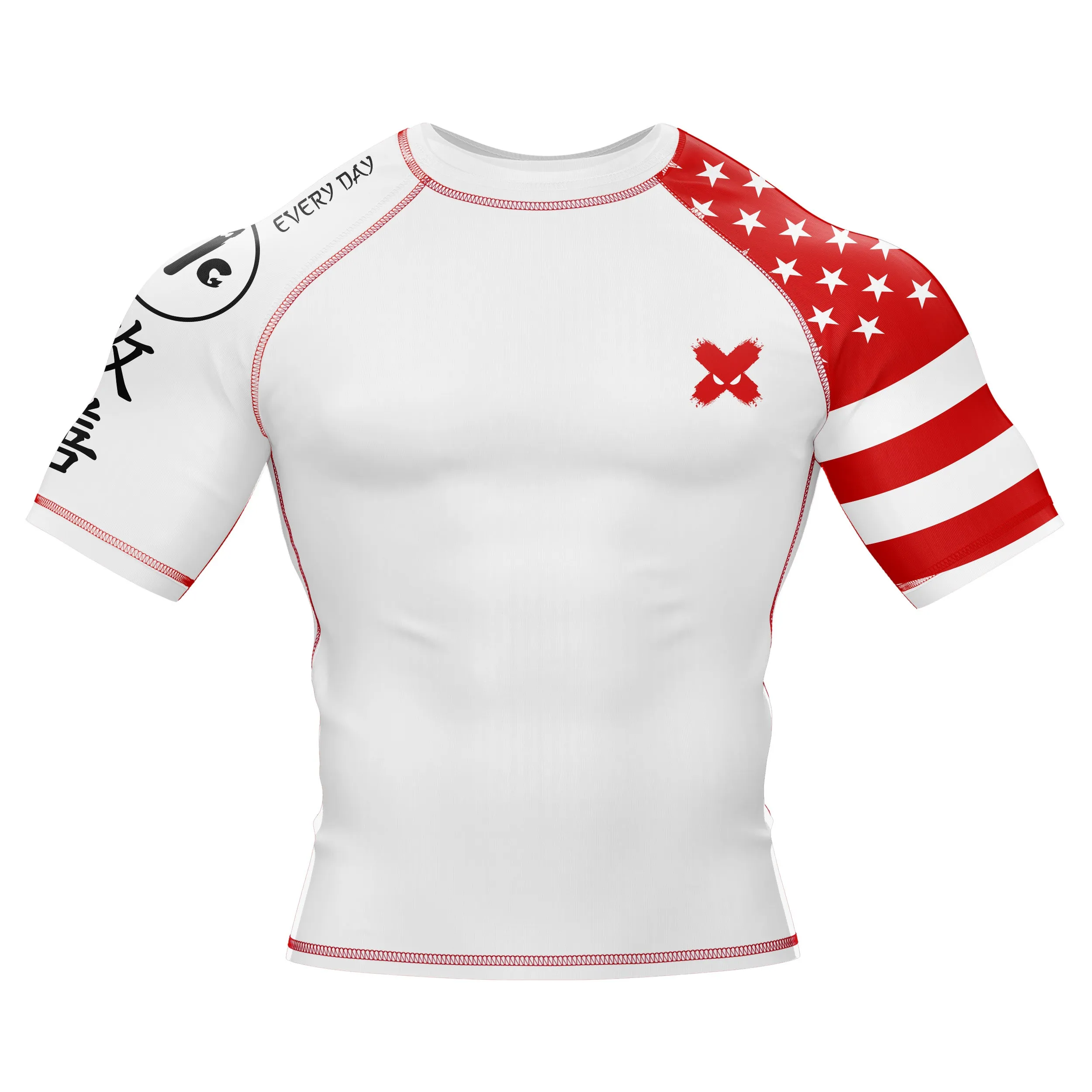 American Fighter Rank BJJ Rash Guard