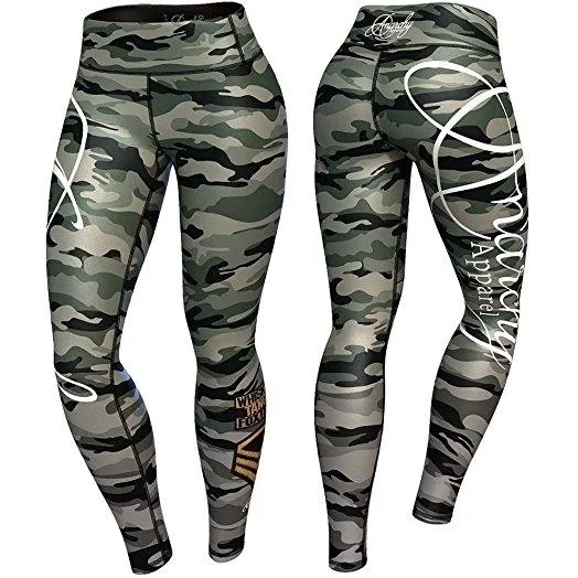 Anarchy Apparel Commando Leggings - Green all