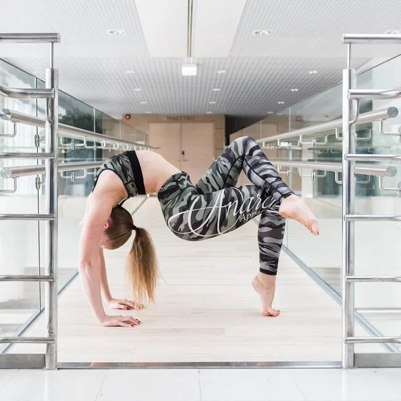 Anarchy Apparel Commando Leggings - Green all