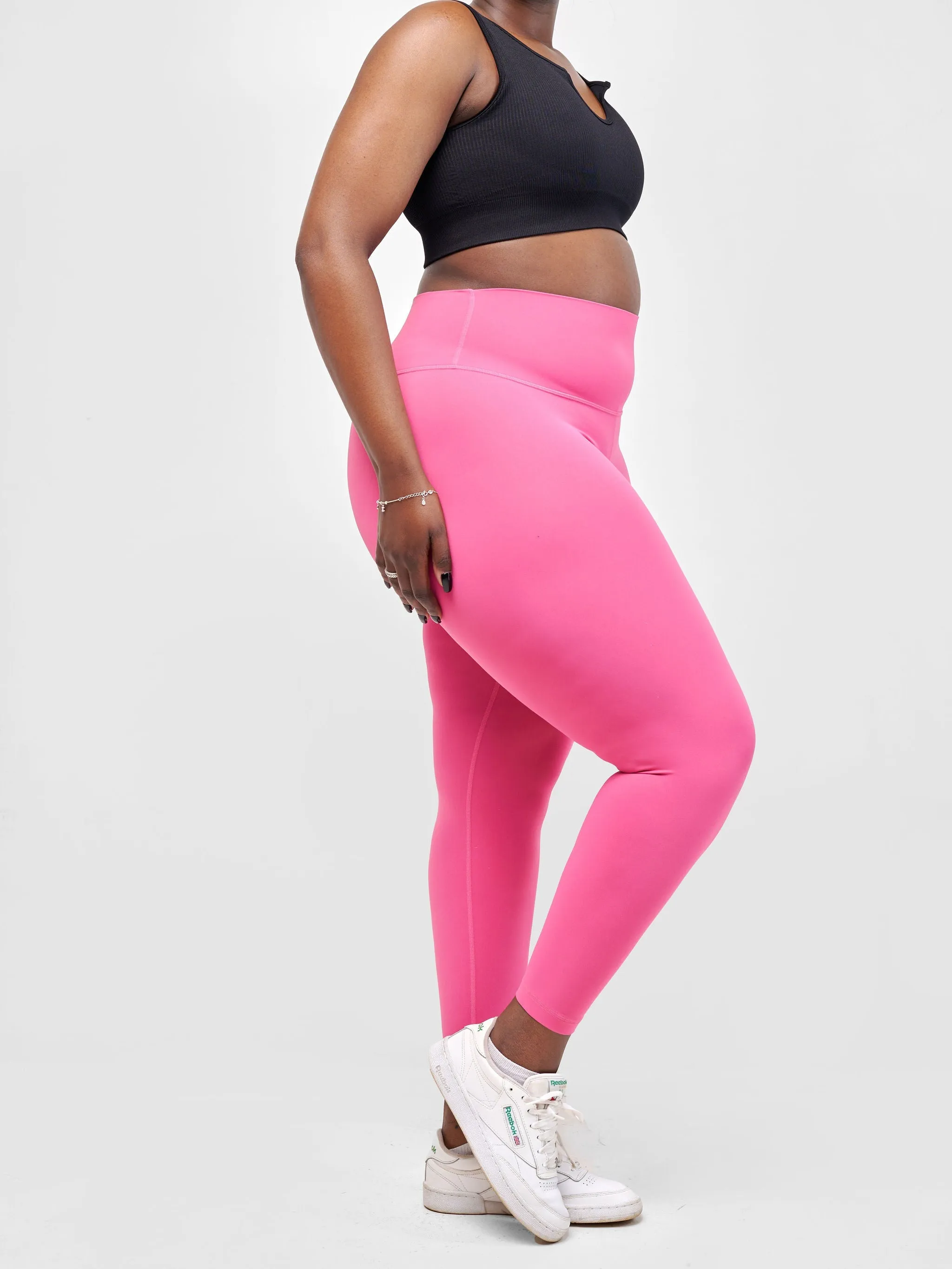 Ava Fitness Bella Workout Leggings - Rose