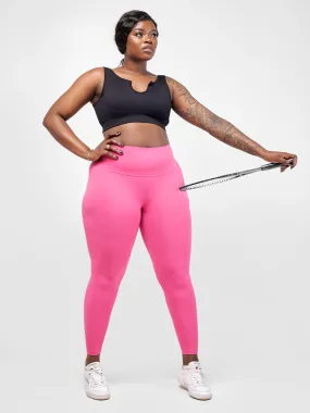 Ava Fitness Bella Workout Leggings - Rose