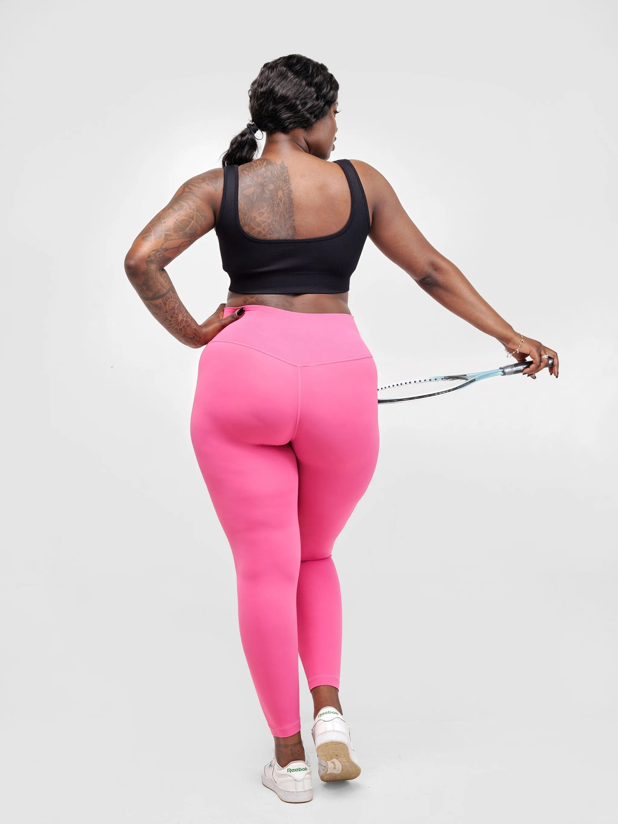 Ava Fitness Bella Workout Leggings - Rose