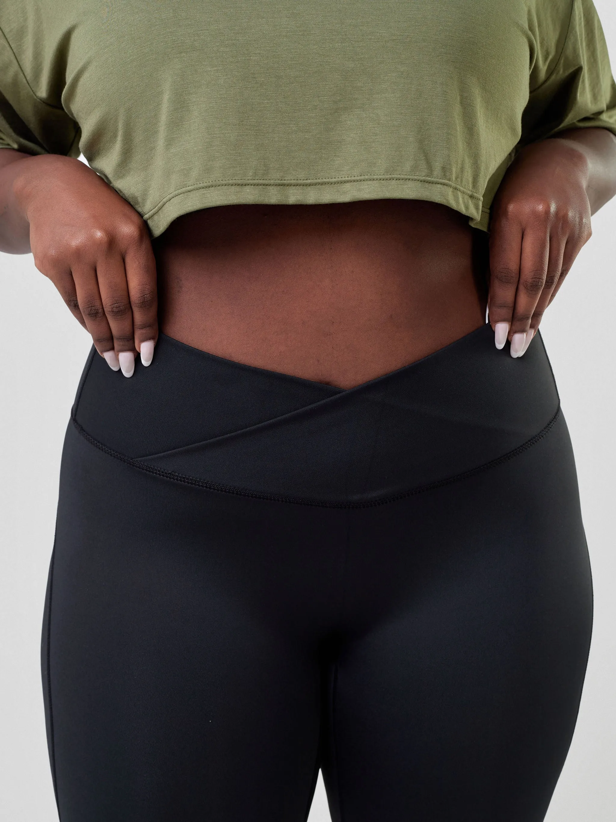 Ava Fitness Progress High Waisted Leggings - Black