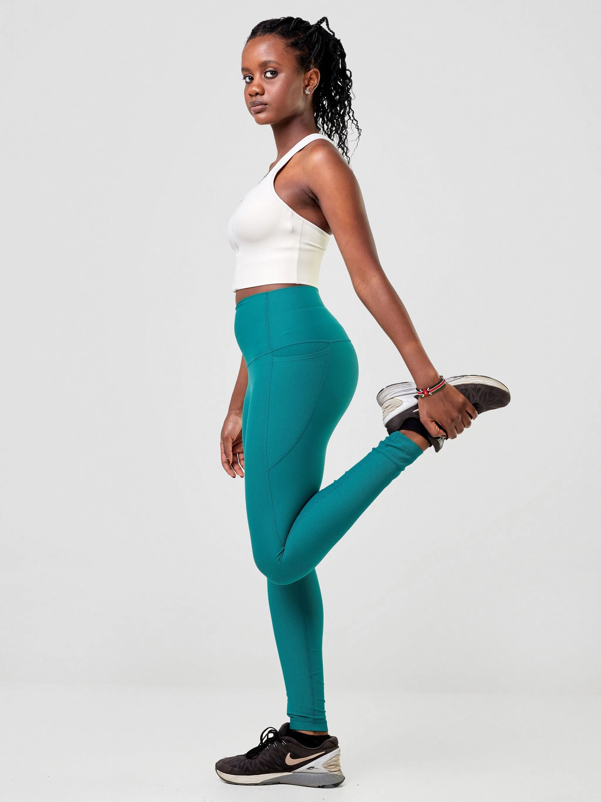 Ava Fitness Urban Workout Leggings - Green