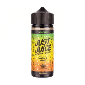 Banana & Mango 100ml Shortfill E-Liquid by Just Juice