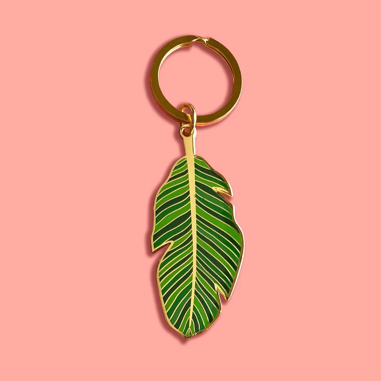 Banana Leaf Keychain