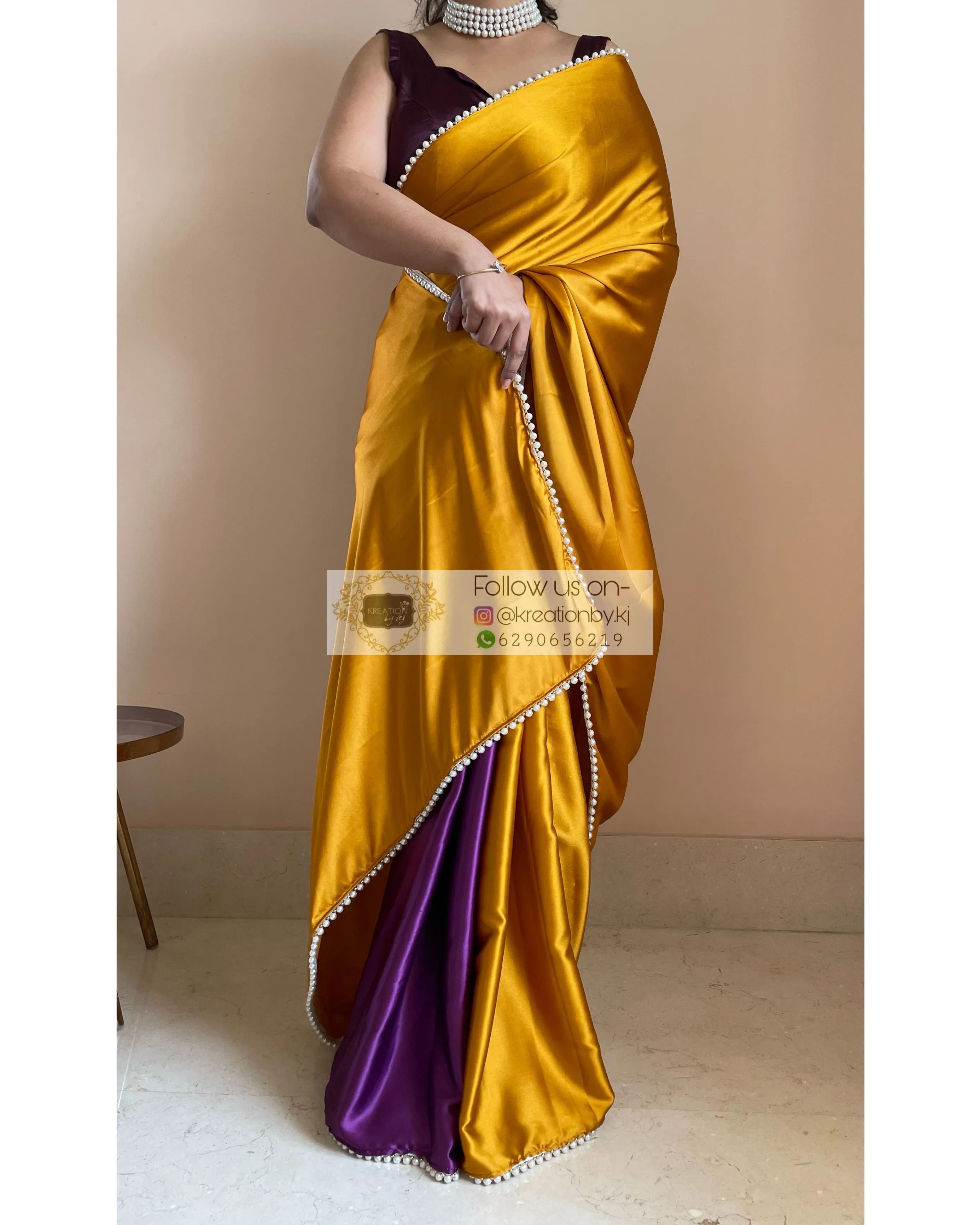 Banoffee Pie Two in One Saree