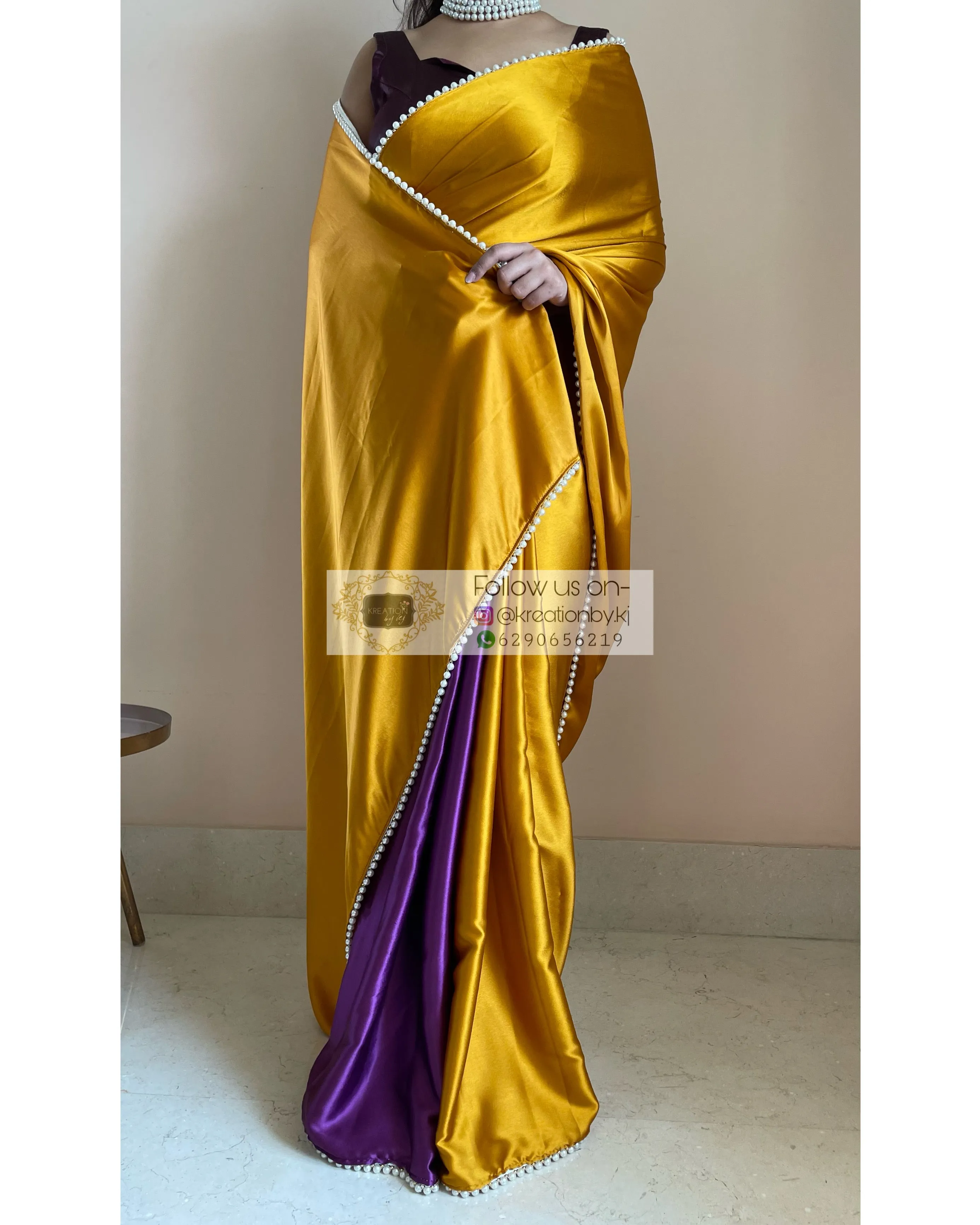 Banoffee Pie Two in One Saree