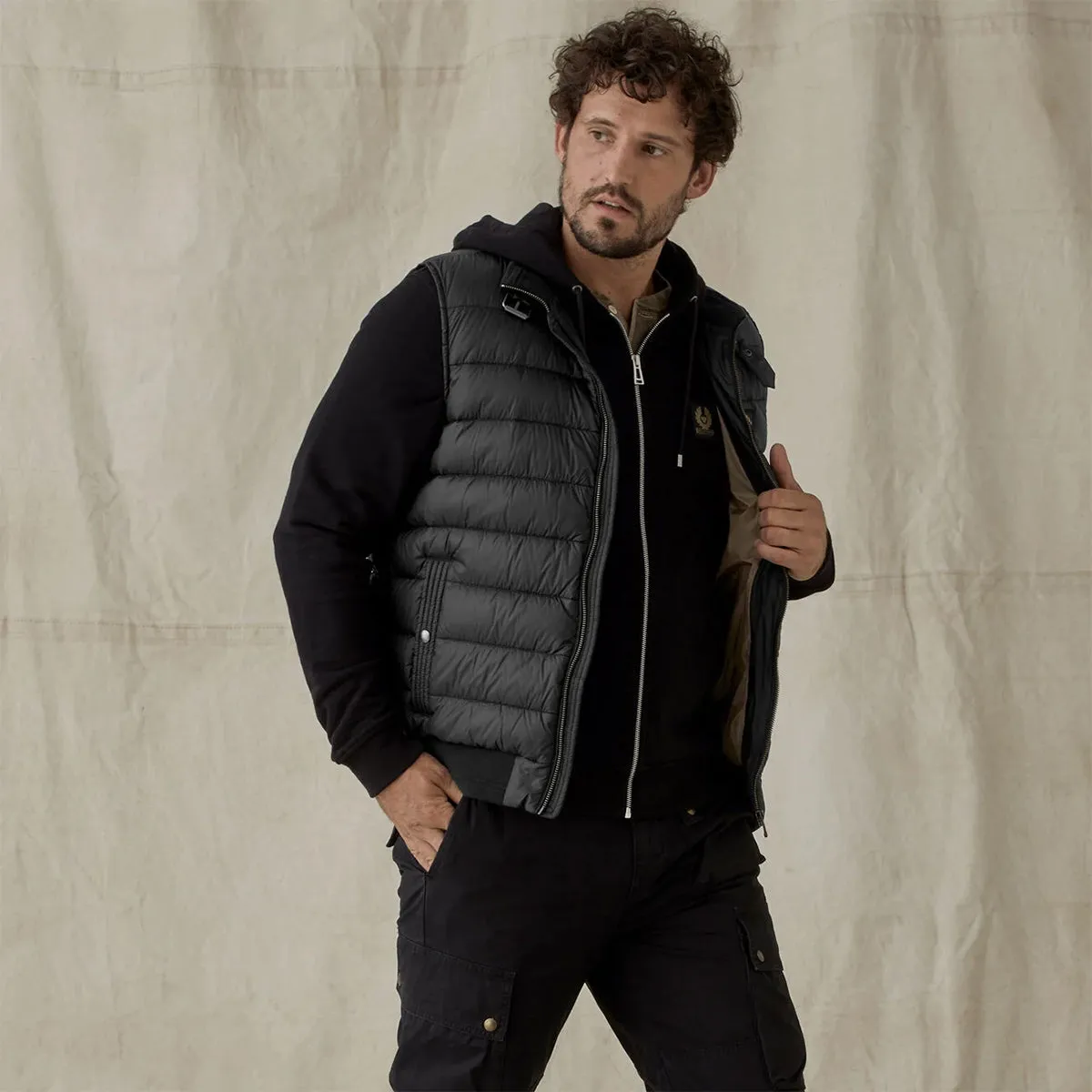 Belstaff - Circuit Down Gilet in Black