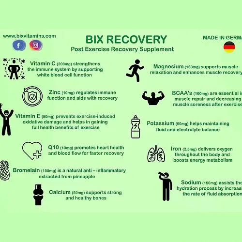 BIX Recovery Orange Mango - Recovery Effervescent Tablets