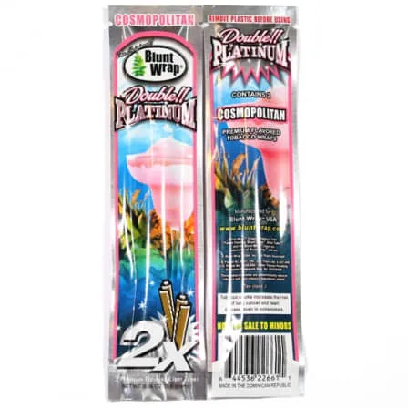 Blunt wraps double platinum flavoured