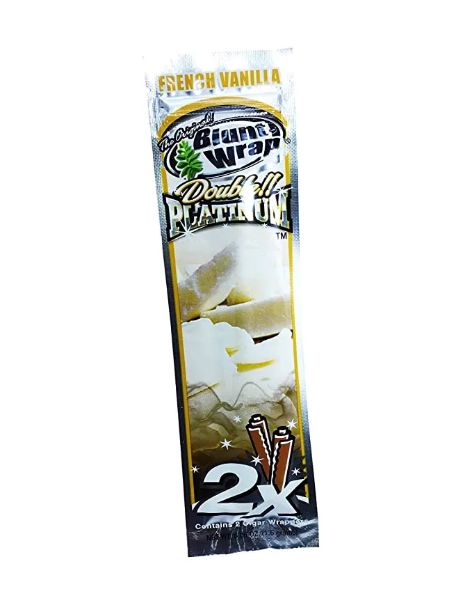 Blunt wraps double platinum flavoured