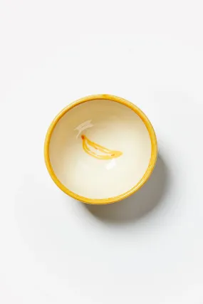 BONNIE AND NEIL BANANA YELLOW SMALL BOWL