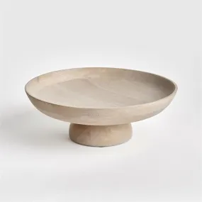 Bowie Organic Mango Wood Footed Bowl