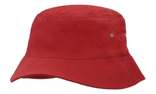 Brushed Sports Twill Bucket Hat