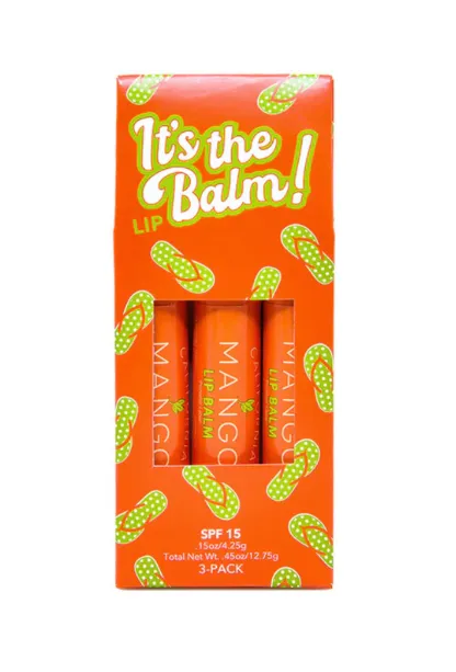 California Mango Lip Balm- 3 Pack