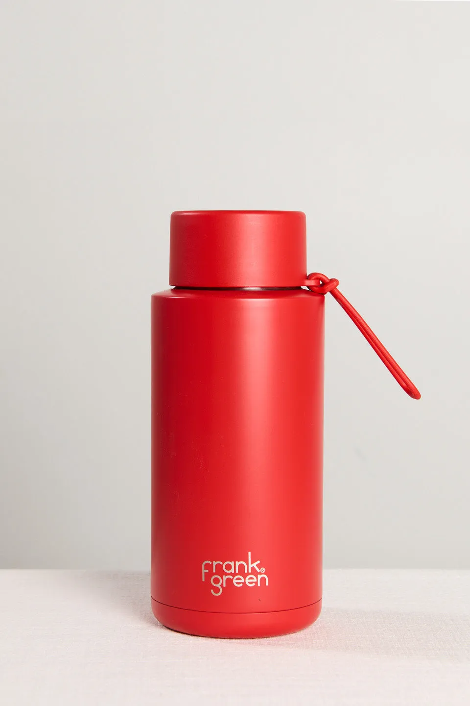 Ceramic Reusable Atomic Red 1ltr Bottle