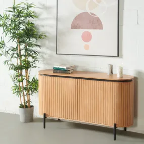 COPENHAGEN Fluted Solid Mango Wood Sideboard