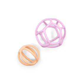 Fidget Ball & Sensory Ball Set - Sage & Pink