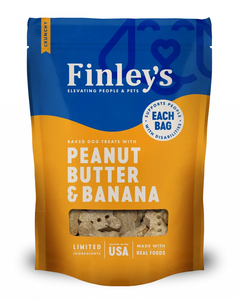 Finleys Peanut Butter & Banana Crunchy Biscuits