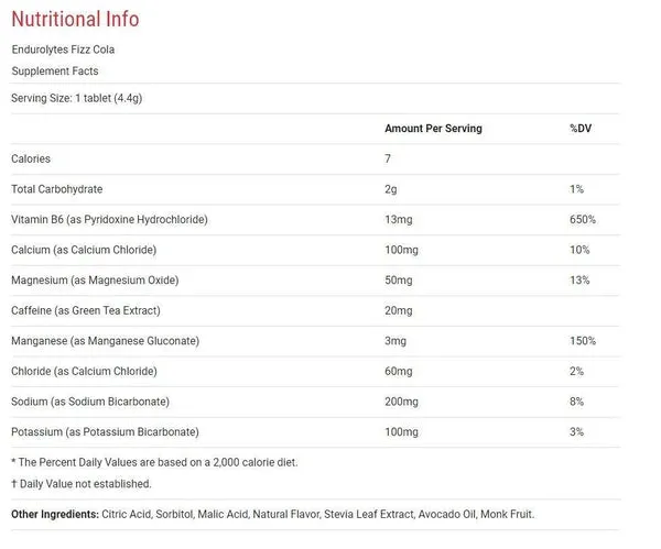 Hammer Nutrition Endurolytes Fizz