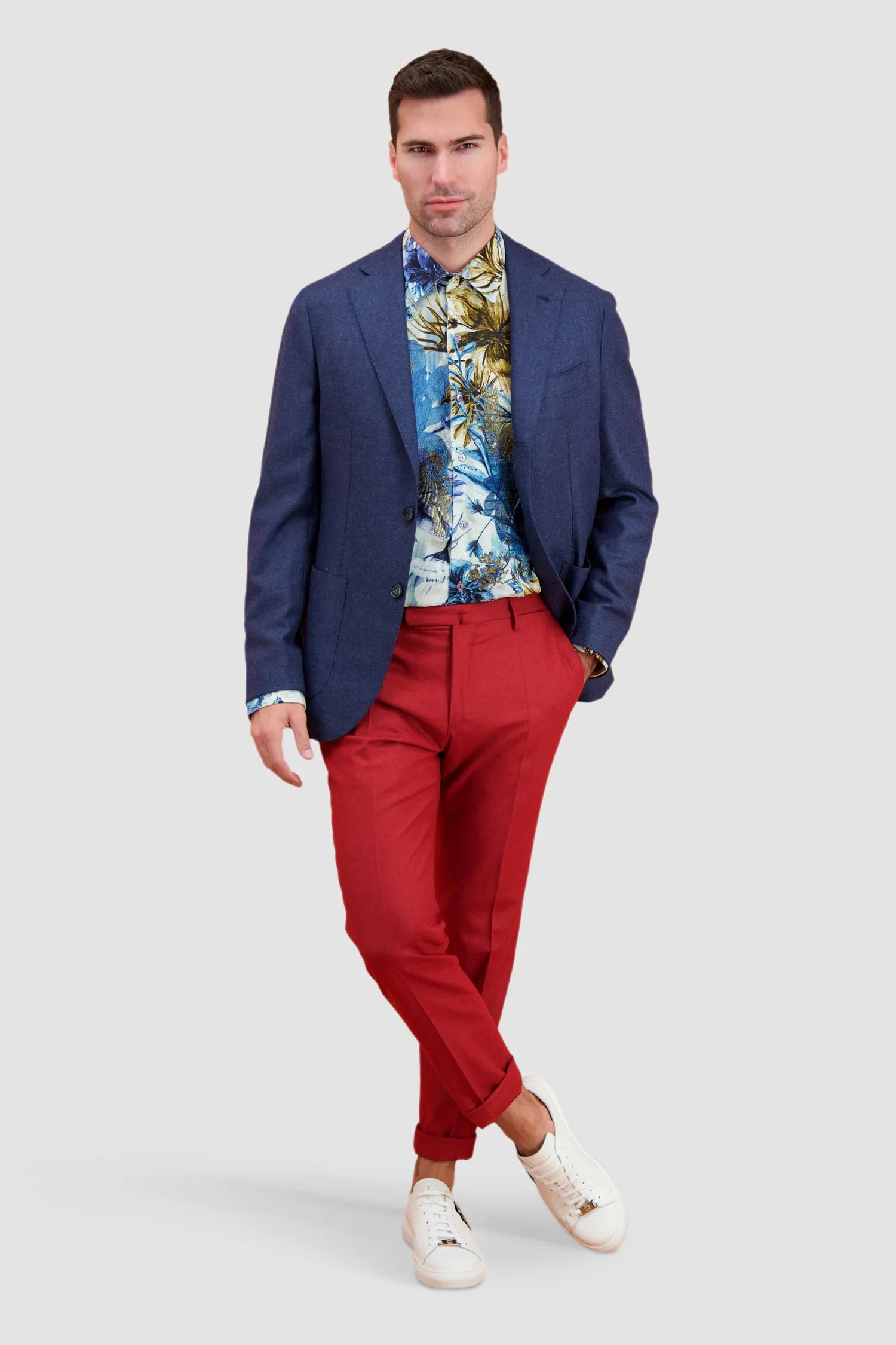 Incotex Red Classic Trousers