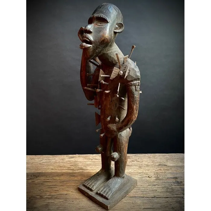 Kongo Nkisi Nkondi Power Figure, Democratic Republic of the Congo / Congo #