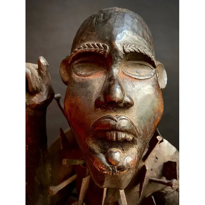 Kongo Nkisi Nkondi Power Figure, Democratic Republic of the Congo / Congo #