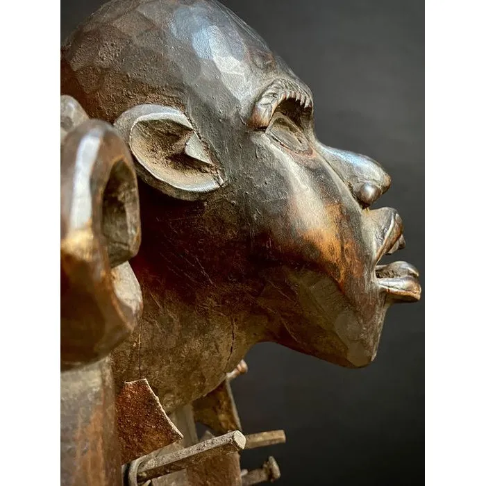 Kongo Nkisi Nkondi Power Figure, Democratic Republic of the Congo / Congo #