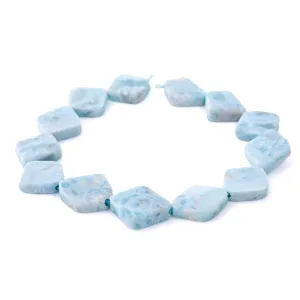 Larimar  13-18mm Slice - 8-inch