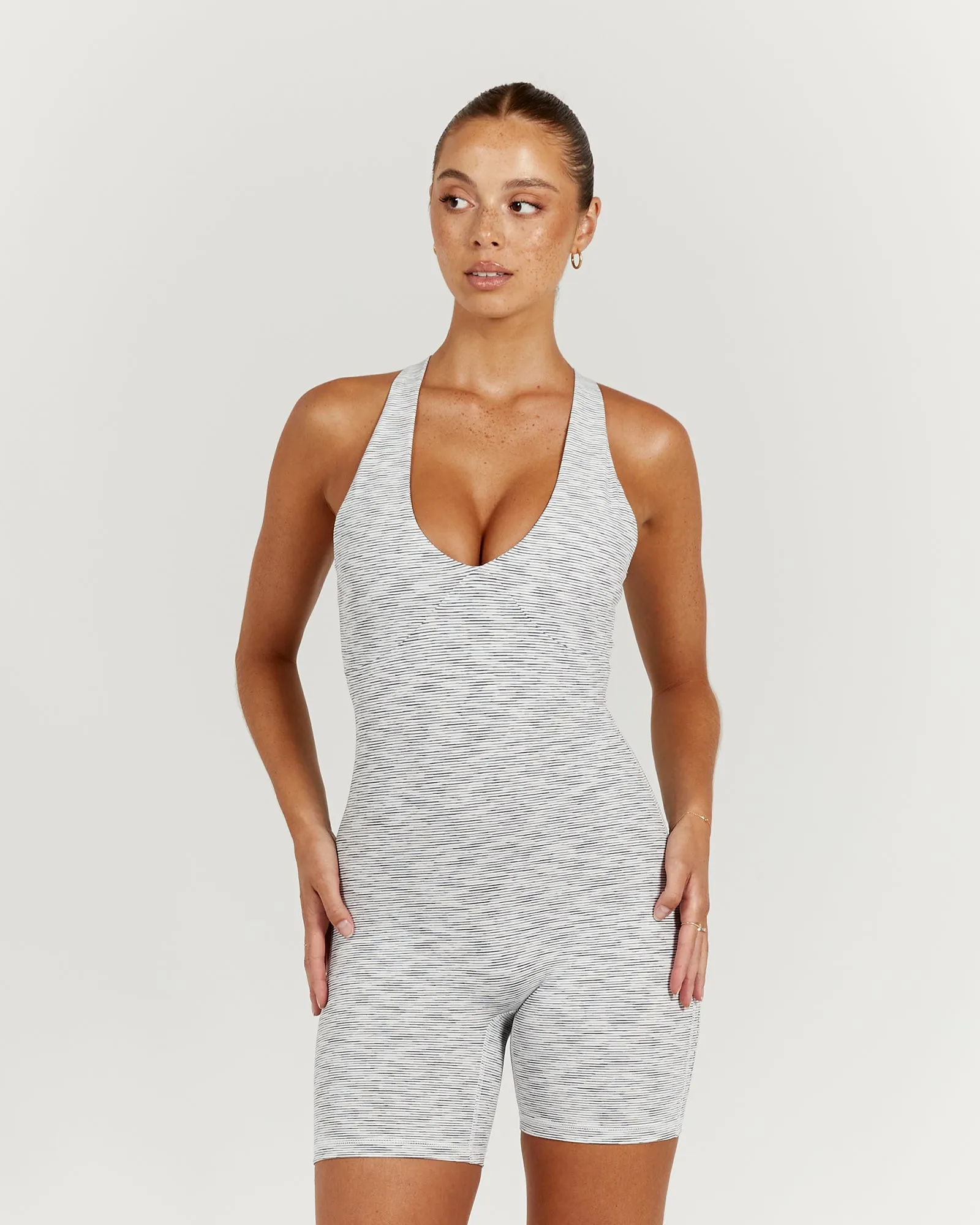 LUXE KIKI BODYSUIT - ARCTIC GREY