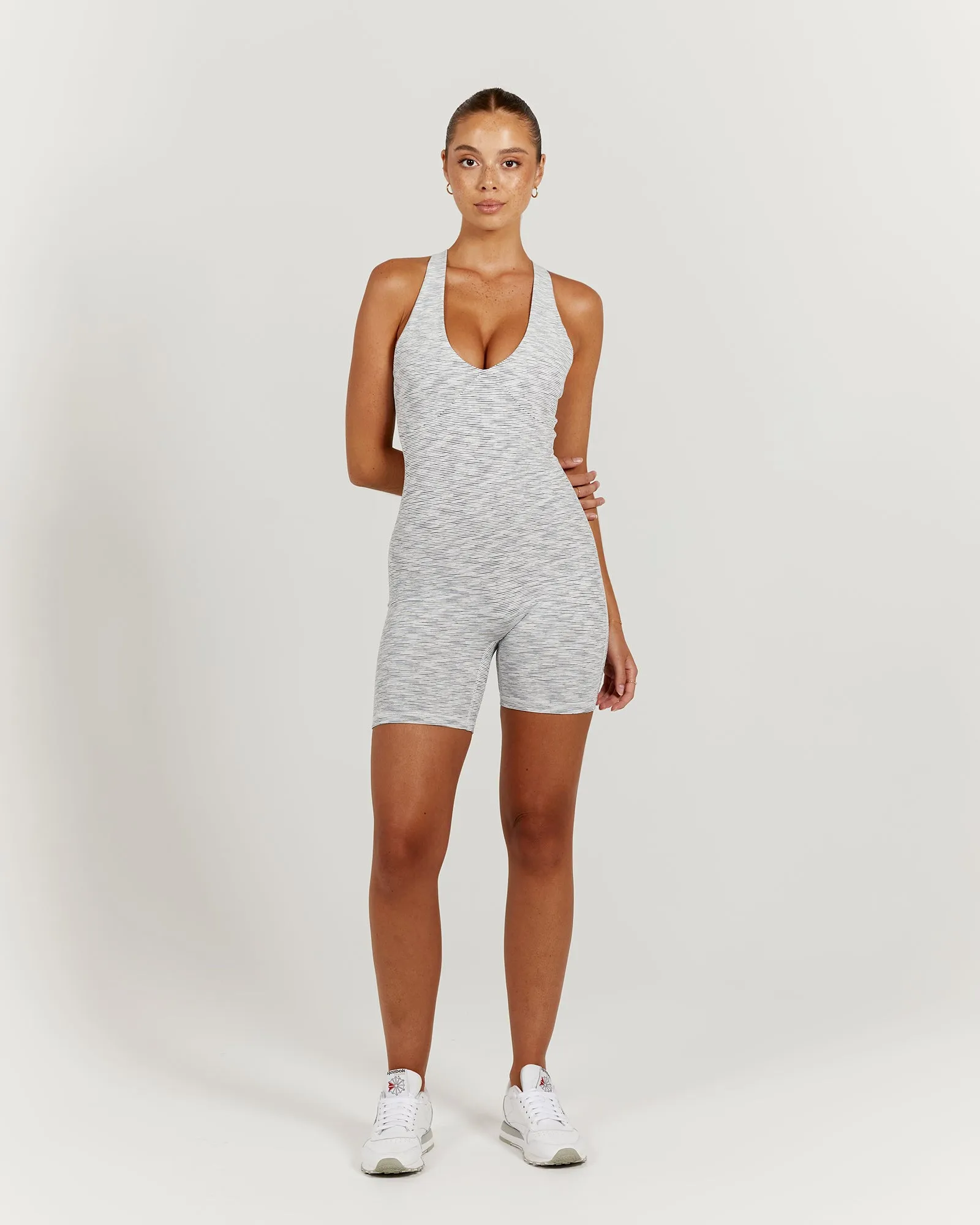 LUXE KIKI BODYSUIT - ARCTIC GREY