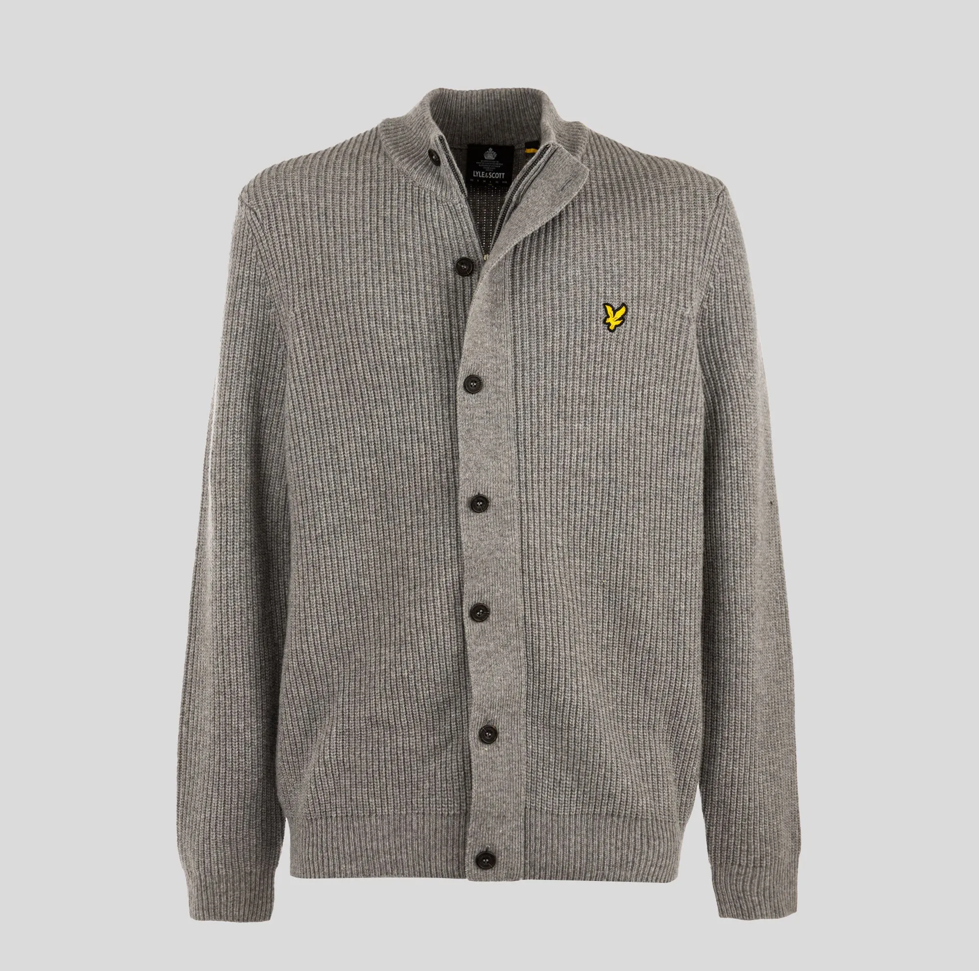 lyle & scott | cardigan in lana da uomo