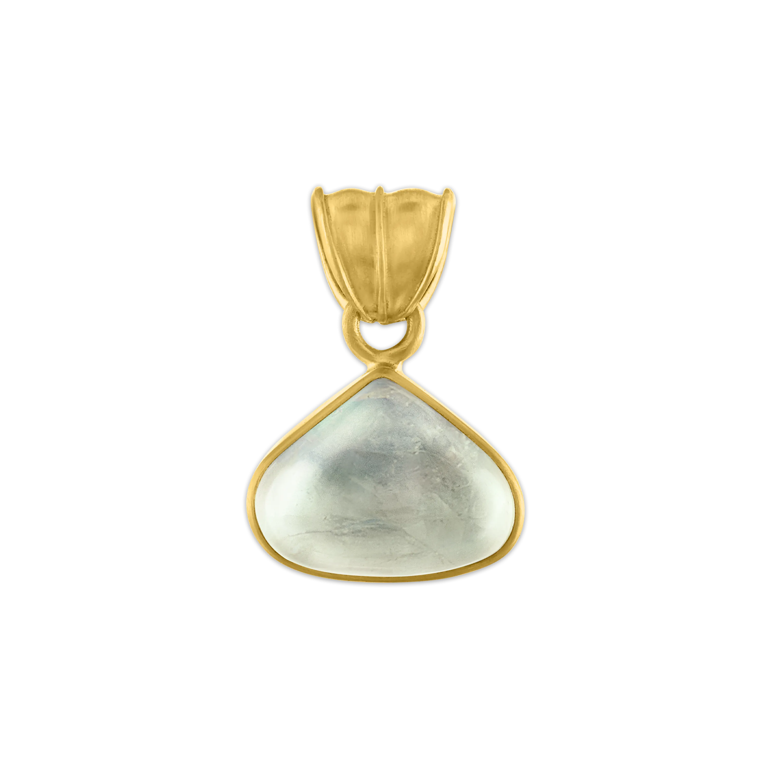 Mango Moonstone Fan Pendant